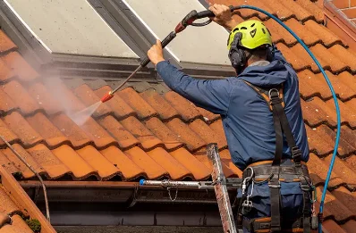Démoussage et hydrofuge de toiture à Treux